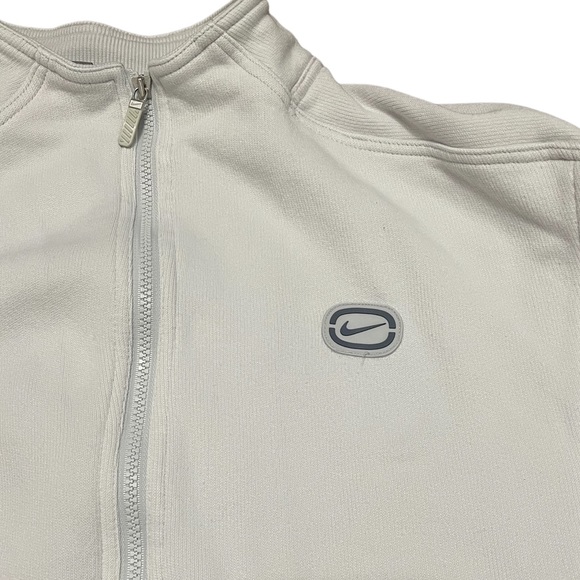 Vintage Nike Grey Tag Heavyweight Full Zip Embroidered Spell Out Size Large - Picture 3 of 6